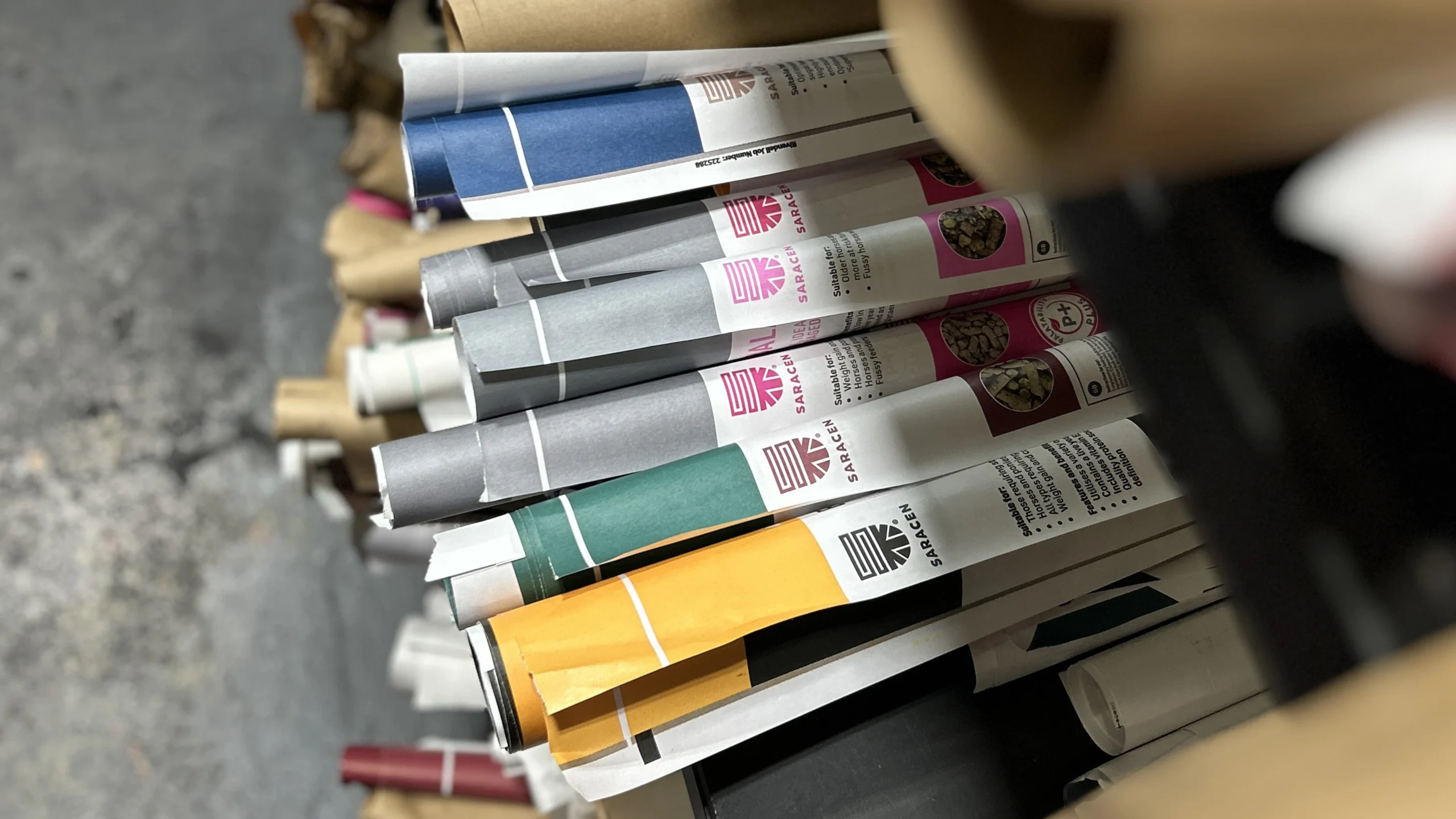 Saracen packaging rolls